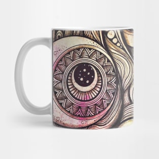 Luna Cat Mandala Art Mug